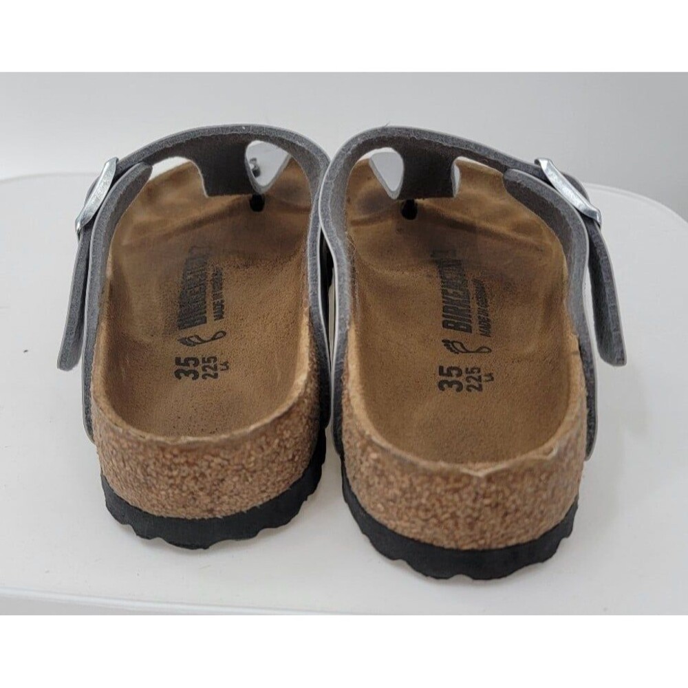 BIRKENSTOCK Gizeh Birko-Flor Metallic Silver - Picture 8 of 10